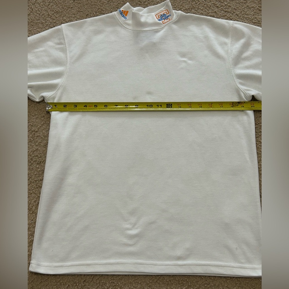 VTG Tennessee Lady Volunteers T Shirt Adult Small Mock Neck White Adidas NCAA - Picture 7 of 8